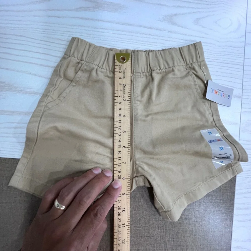 Garanimals Tank Top Shorts Set Boys 3T Yellow Tan Red Blue 4-Piece Summer Mix